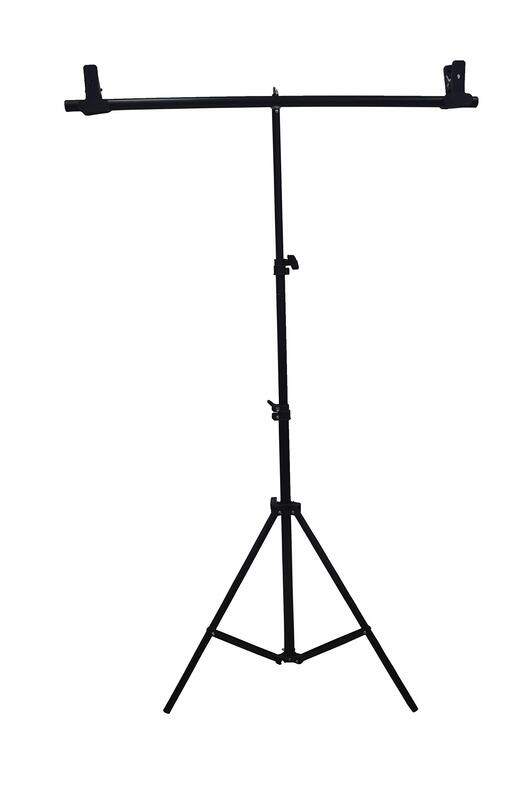 

Not Applicable Coopic T-Shape Background Backdrop Support Stand Kit With 2 Tight Clamps For Video Studio Photography, Black