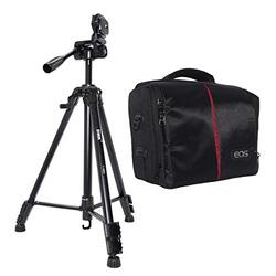 DMK Power T590 Tripod & BL-25 EOS Camera Bag for Canon EOS/100D/500D/550D/600D/650D, Black