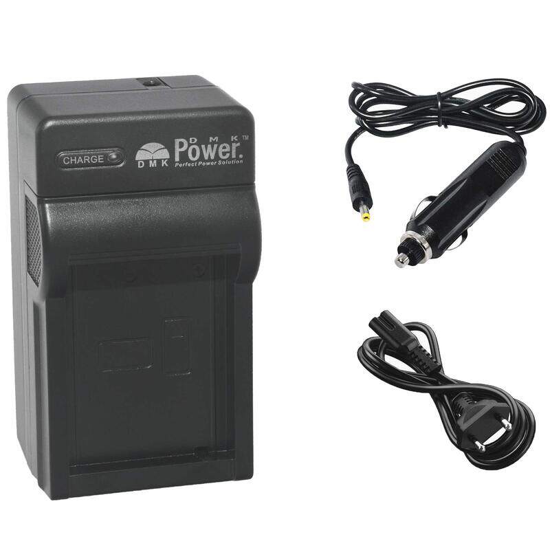 DMK Power BP-808 Battery Charger for Canon FS10 FS100 FS11 FS200, Black