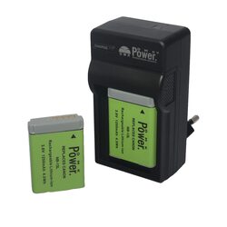 DMK Power NB-13L Batteries NB-13L Charger for Canon Powershot, 3 Piece, Black