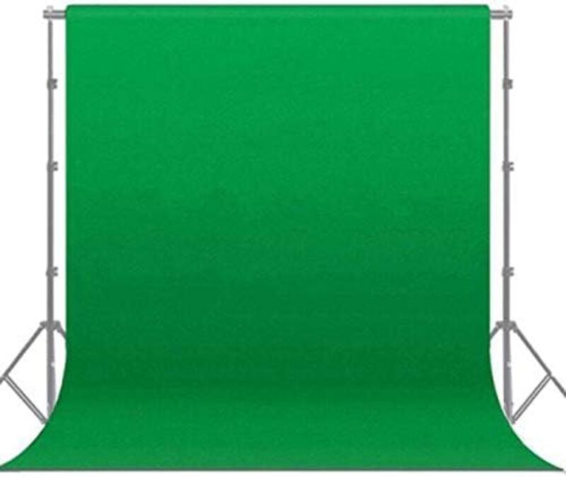 Coopic 1.5 x 3m Non-woven fabric Photo Photography Backdrop Background Cloth, 2 Piece, Green