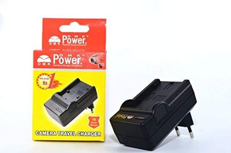 DMK Power LP-E6 TC600E Battery Charger for Canon EOS 60D 7D 5D2 5DII 5D Mark II LC-E6Eh Camera, Black