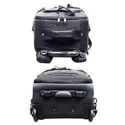 Coopic BP-60 Professional DSLR Camera Trolley Backpack for Air Travelling for Camera Tripod Flash Light Lens Laptop, Black