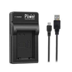 DMK Power NP FW-50 Single Slot USB Battery Charger for SONY NEX-3N NEX-5T NEX-6 NEX-7 A5000 A6000 A7, Black