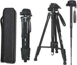 DMK Power DMK-T800II Lightweight Portable Camera Aluminium Tripod, Black