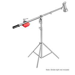 Coopic Stainless Steel Boom Light Stand, L2188, Silver