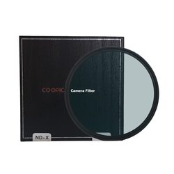 Coopic 67mm Variable Neutral Density NDX Filter for S' E-Mount 18-200mm f/3.5-6.3 for, Black