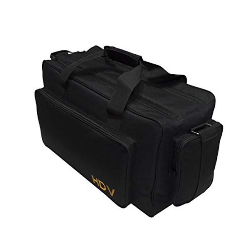 Coopic BV-50-HDV Camera Bag for Sony MC2500 MC1500 NX100 Z5E Z5P and Panasonic AC90 etc. Video Cameras, Black