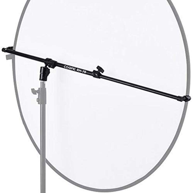 Coopic RH-70 Photo Studio Telescopic Reflector Holder, White