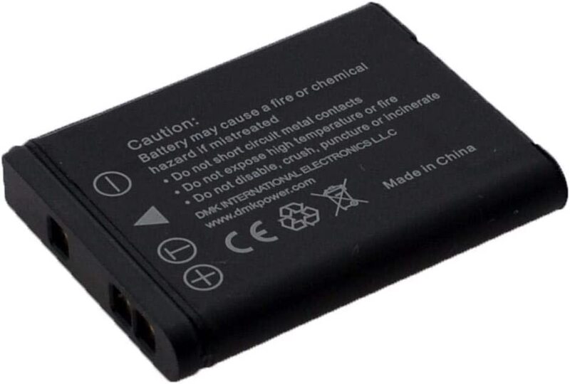 DMK Power EN-EL19 700mAh Camera Battery with TC600E Battery Charger for Nikon Coolpix S2500/ S3100/ S4100/ 3200, Black