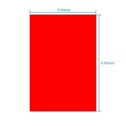 Coopic 3 x 6m Muslin Cotton Photography Background Backdrop for Photo Studio Photography, Red