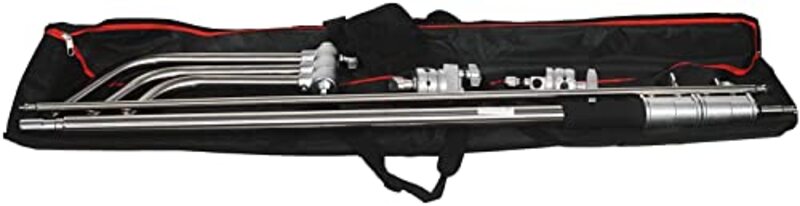 Coopic 2-Piece Hollywood 10 Feet 3meters Adjustable CStand 1M Holding Arm Grip and Wheel with Solo Bag for Video Reflector Monolight and Photography, Black