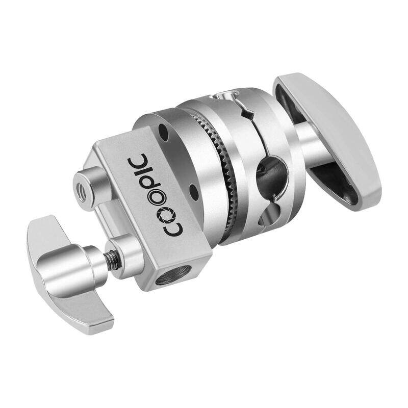 

Unspecified Coopic Swivel 2.5 Inch Grip Head for Light Stand, Silver