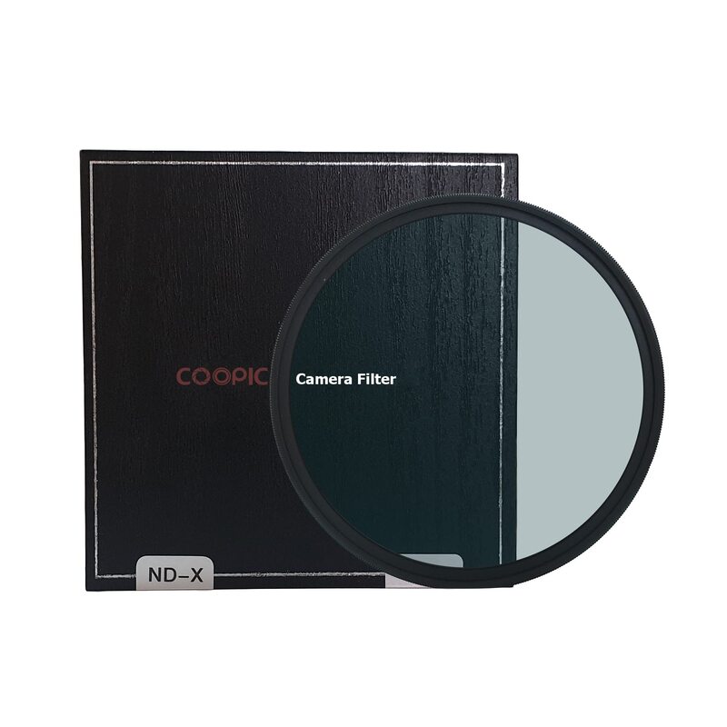 Coopic 72mm Variable Neutral Density NDX Filter, Black