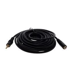 Dmkpower 5-Meter Microphone Stereo Audio Cable, 3.5mm Jack Male to 3.5mm Jack Female for Microphone Devices, Black