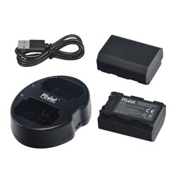 Dmkpower NP-FZ100 Battery 2300mah Dual USB Charger for Sony Digital Camera, Black