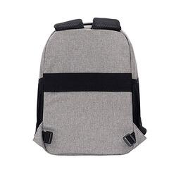 Coopic BP-08 Canvas Camera Backpack Waterproof Bag for DSLR SLR Camera Speedlite Flash Camera Lens and Accessories, Grey