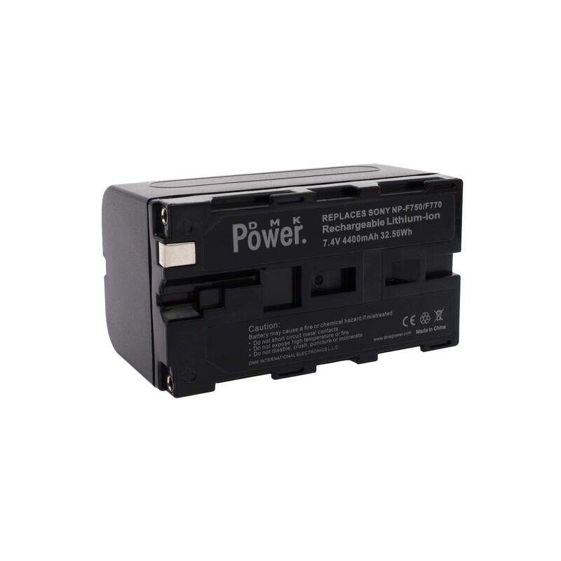 

DMK Power F750 7.4v 4400mAh Battery for Sony Dcr-vx1000, Dcr-vx2000r, Black