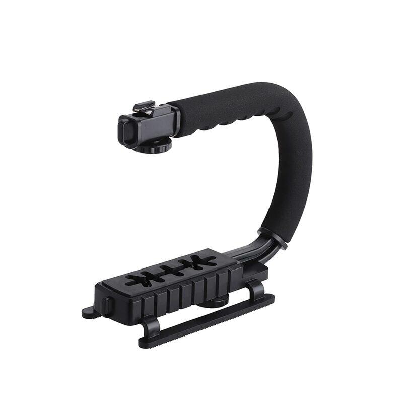 Coopic VH-02 Stabilizer Hand Grip for Video Camcorders & Action Cameras, Black