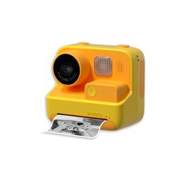Coopic Children Instant Selfie Print Photo & Video Digital Camera, Full-HD, 1080P, Yellow for, Yellow