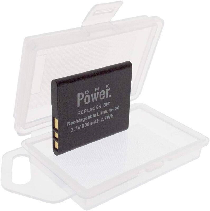 

DMK Power NP-BN1 800mAh Li-ion Rechargeable Battery & Box for Sony DSC-T110, DSC-T99, DSC-TF1, DSC-W390, DSC-W510, DSC-WX80, DSC-WX9 Cameras, Black