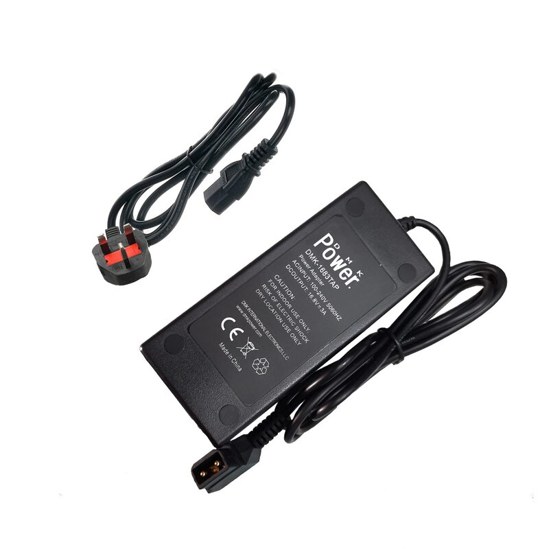 DMK Power D Type Quick Charger with D Tap Cable fit for V-Mount/V Lock/Gold Mount Battery & for Sony BP-U65 BP-U68, HDW-800P, HDW-F900R, PDW-680, Black