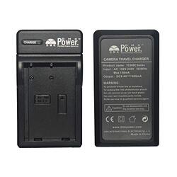 DMK Power 2-Piece EN-EL9A Batteries & TC600C Battery Charger Compatible with Nikon Digital SLR Camera, Black