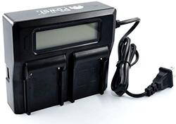 DMK Power Dc-01-dual Digital Battery Charger for Sony Bp-u60/bp-u90, Black
