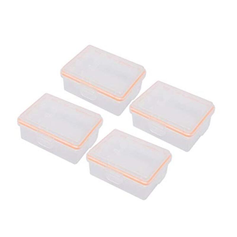 DMK Power Multi-Function Water Proof Case Protector for Camera/Battery/SD/MSD Memory Card, 4 Pieces, White