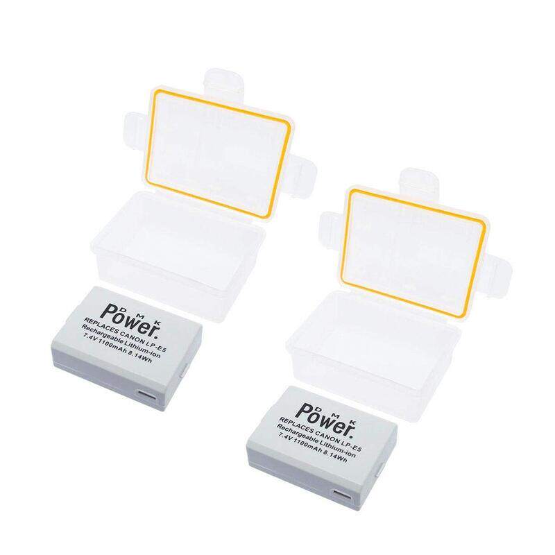 

Unspecified Dmkpower LP-E5 Battery for Sony Camera, 2 Pieces, White