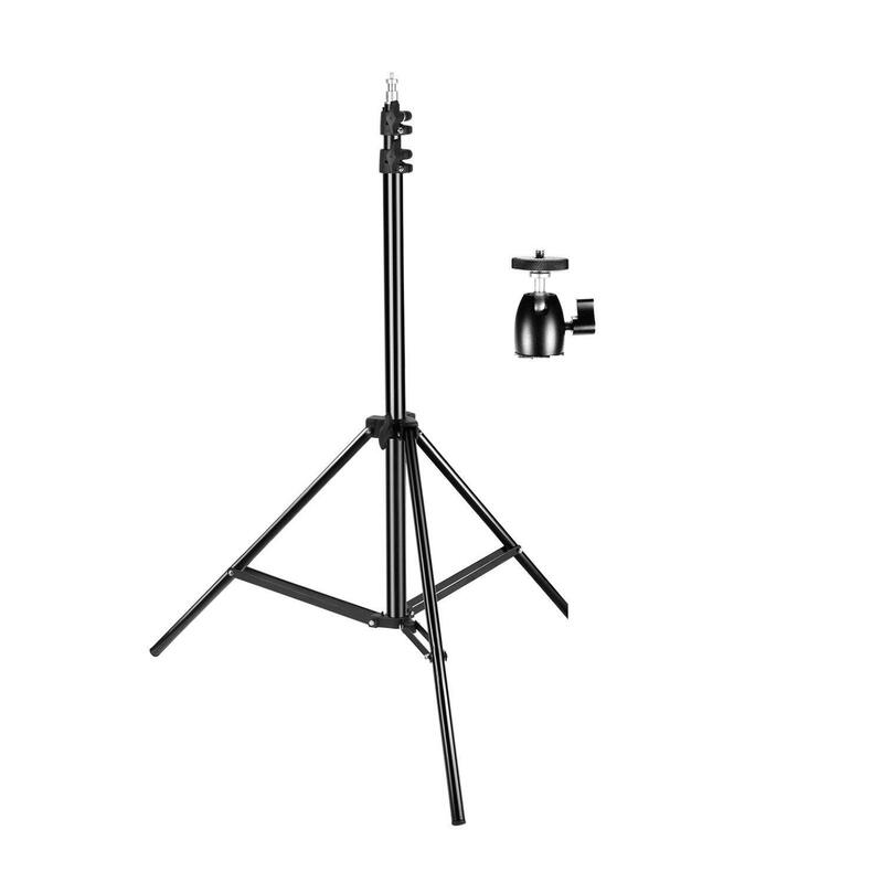 Coopic L200 Adjustable Light Stand, 200cm, Black