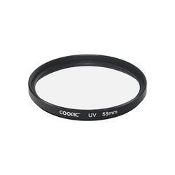 Dmkpower 58mm UV Camera Lens Filter for Canon 18-55mm/55-250mm/75-300mm/70-300mm, Black