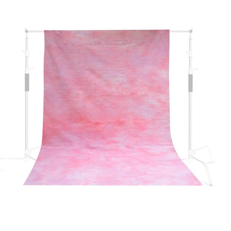 Coopic CM-05 Photography Backdrop 3 x 6m Art Fabric Photography Background for Photo Studio Props, Light Pink