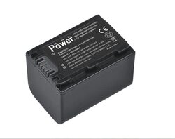 DMK Power 2 x NP-FH70 7.2V / 1800mAh Rechargeable Replacement Battery & TC1000 Battery Charger for Sony Cameras, Black