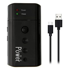 DMK Power UC03 LED Li-Ion Micro USB Universal Charger for AA AAA Lithium Ion & all Cameras Like Nikon Canon Sony Panasonic Fuji Lumix Olympus, Black