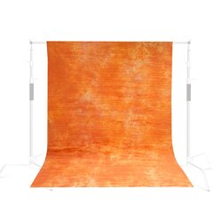 Coopic RM-03 Photography Backdrop 3 x 6m Art Fabric Photography Background for Photo Studio Props, Light Orange