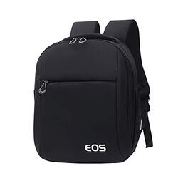 Coopic BP-08 Waterproof Canvas Camera Backpack for DSLR SLR Camera, Black