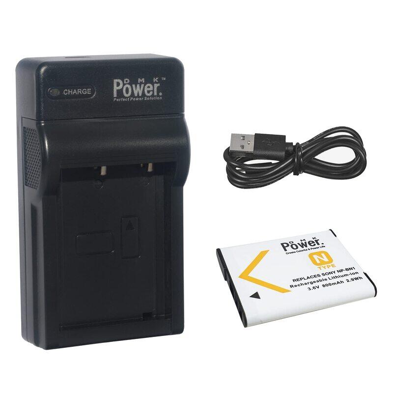 

DMK Power NP-BN1 800mAh Battery & Single Slot Sub Charger for Sony DSC-QX10, DSC-QX30, DSC-QX100, DSC-TX100V, DSC-TX200V, DSC-W800, DSC-W810, DSC-W830