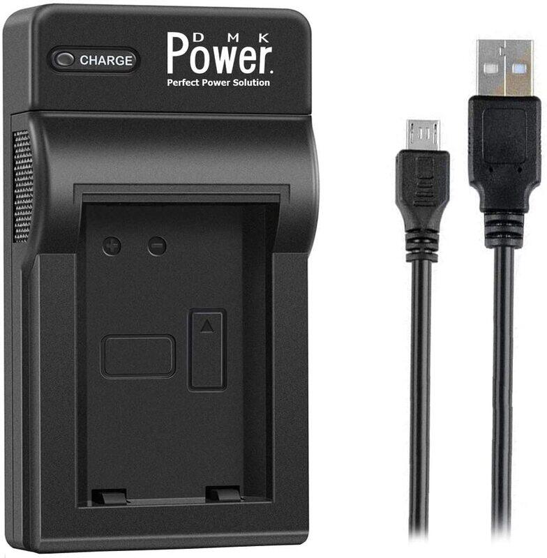 

DMK Power LP-E17 TC-USB1 Single USB Charger for Canon M3 750D 760D Kiss X8i T6i T6s, Black