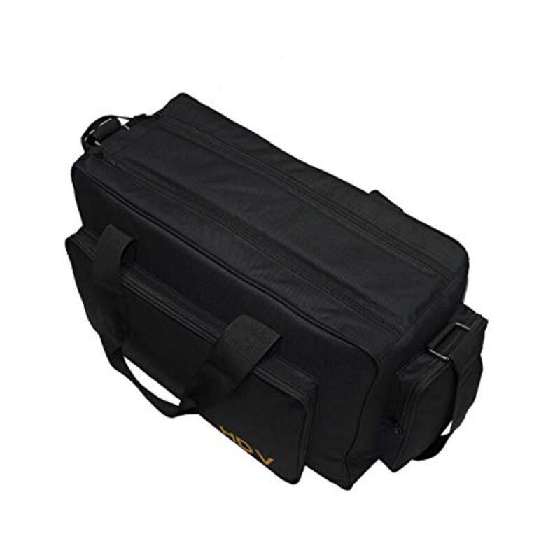 Coopic BV-50-HDV Camera Bag for Sony MC2500 MC1500 NX100 Z5E Z5P and Panasonic AC90 etc. Video Cameras, Black