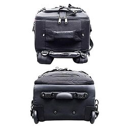 Coopic BP-60 Professional Trolley Bag Case for DSLR Camera Tripod Flash Light Lens Laptop for Air Travelling, Black
