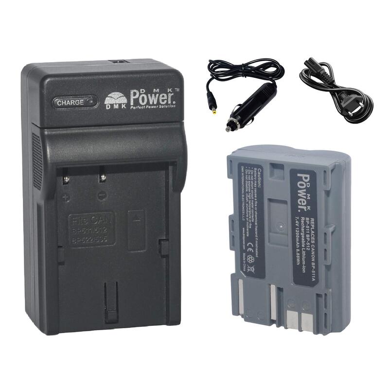 DMK Power BP-511 Battery with TC600C Battery Charger, Grey