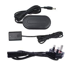 Dmkpower PW20 NP-FW50 AC Power Adapter Supply Kit with Battery Replacement for Sony Alpha NeX-3 NeX-3A NeX-3C NeX-3CA NeX-3CD NeX-3D NeX-5 NeX-5A A6000 A6300 A6500 A3000, Black