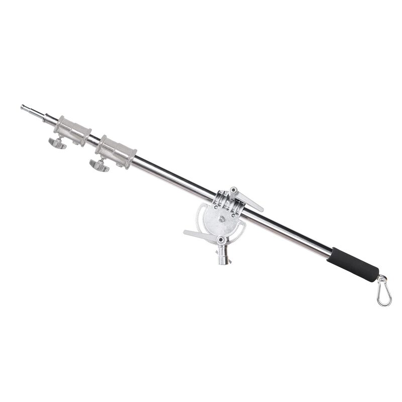 Coopic Heavy Duty 3-Sections Boom Arm Crossbar For Reflector, Silver
