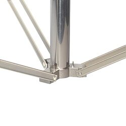 Coopic S190 74.8-Inch Stainless Steel Tripod Light Stand for Reflectors Softboxes Lights Umbrellas, Silver
