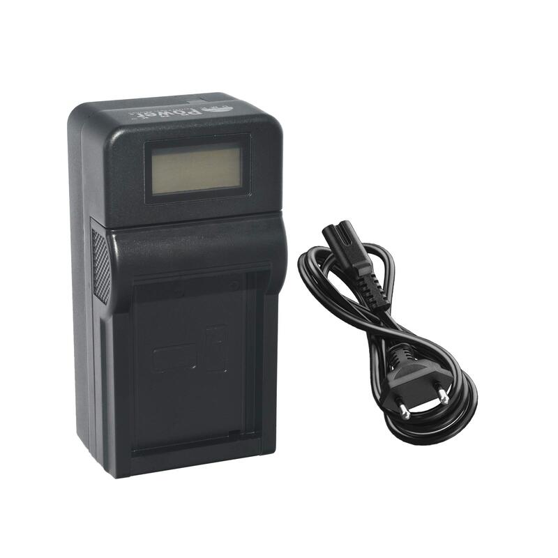 DMK Power LCD LP-E10 Battery Charger TC1000 for C Rebel T3 T5 K X50 X70 1100D 1200D, Black