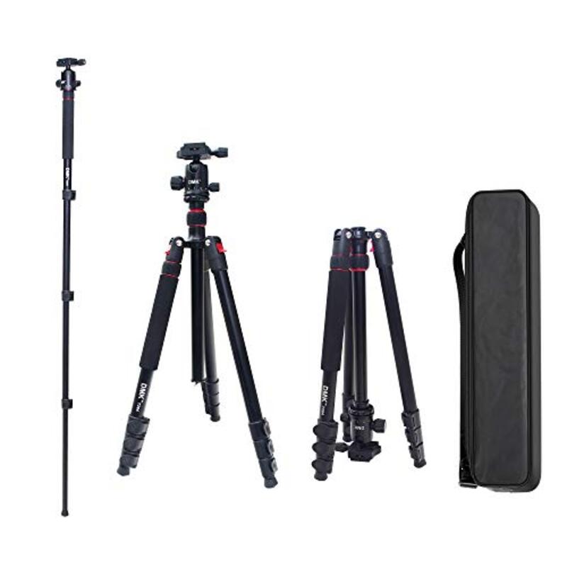 DMK Power T264 Tripod With Mobile Holder & Tripod Bag for SLR & DSLR Camera, Black