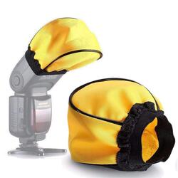 Coopic Universal Soft Mini Flash Bounce Diffuser Cap, Yellow