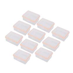 DMK Multi-Function Water Proof Camera Battery Case Protector, 10-Piece, Clear