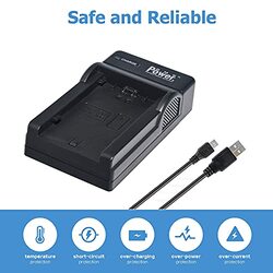 DMK Power NP-FZ100 Battery 2300mah & Single Slot USB Charger Compatible with Sony Digital Camera, Black